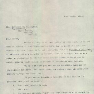Soldier packet page