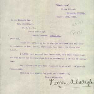 Soldier packet page