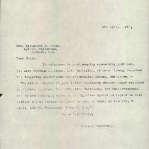Soldier packet page