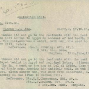 Soldier packet page