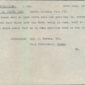 Soldier packet page