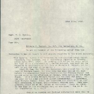 Soldier packet page