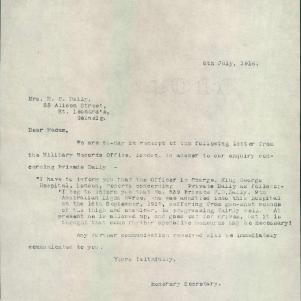 Soldier packet page