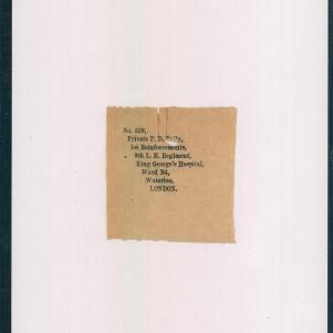 Soldier packet page