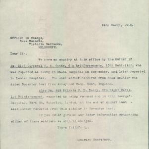 Soldier packet page