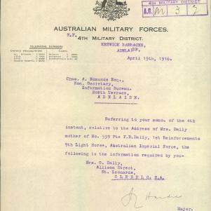 Soldier packet page