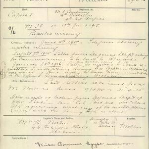 Soldier packet page
