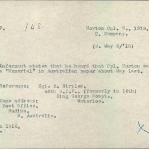 Soldier packet page