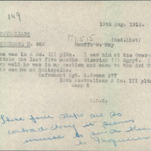 Soldier packet page