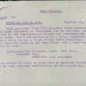 Soldier packet page