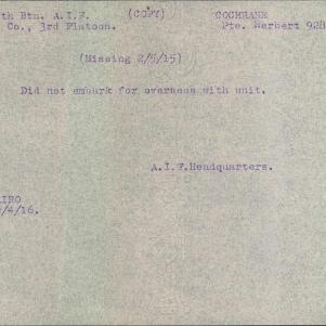 Soldier packet page