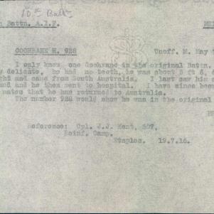 Soldier packet page