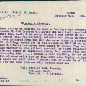 Soldier packet page
