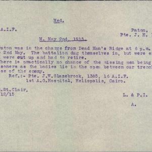 Soldier packet page