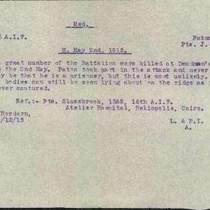 Soldier packet page
