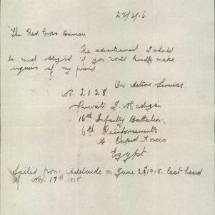 Soldier packet page