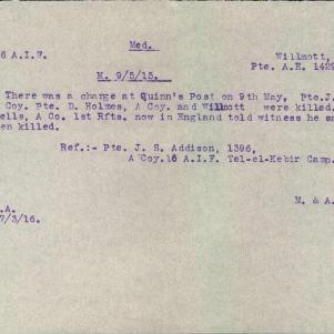 Soldier packet page