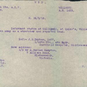 Soldier packet page