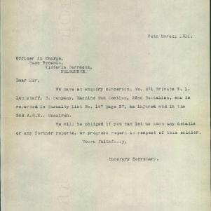 Soldier packet page