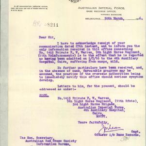 Soldier packet page