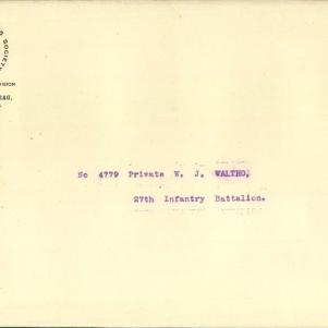 Soldier packet page