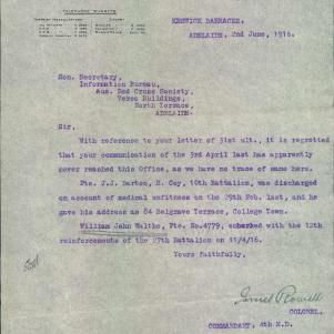 Soldier packet page