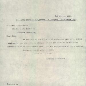 Soldier packet page