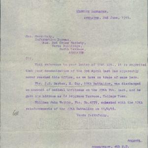Soldier packet page