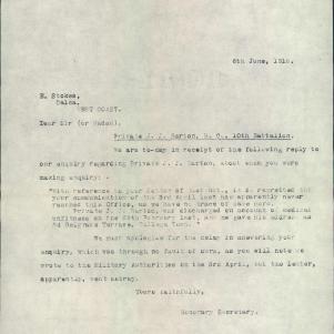 Soldier packet page