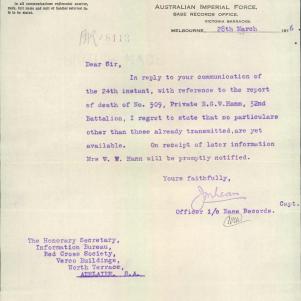 Soldier packet page