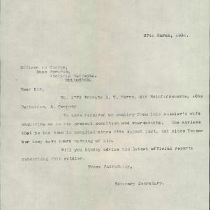Soldier packet page