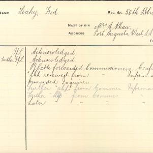 Soldier packet page