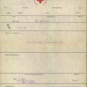 Soldier packet page