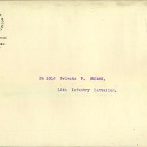 Soldier packet page