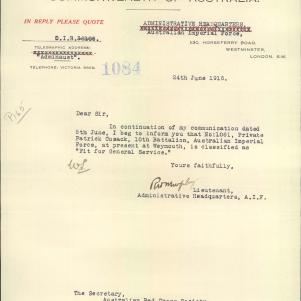 Soldier packet page