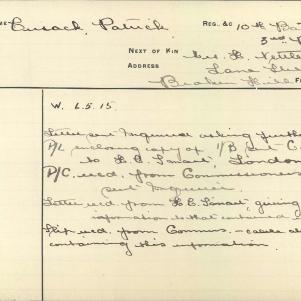Soldier packet page