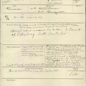 Soldier packet page