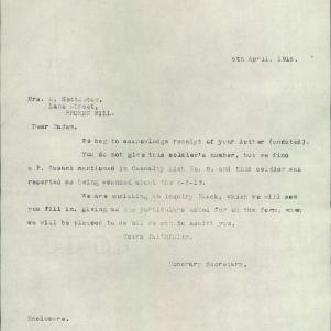 Soldier packet page