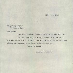 Soldier packet page