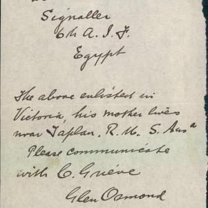 Soldier packet page