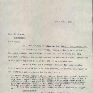 Soldier packet page