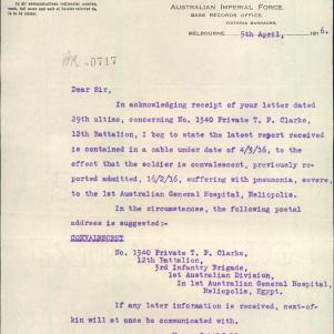 Soldier packet page