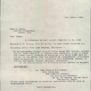 Soldier packet page