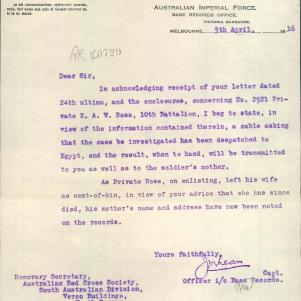 Soldier packet page