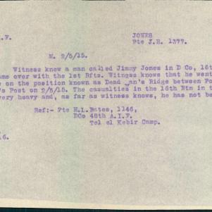 Soldier packet page