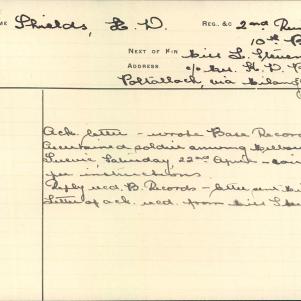 Soldier packet page