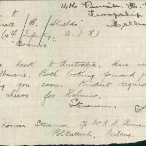 Soldier packet page