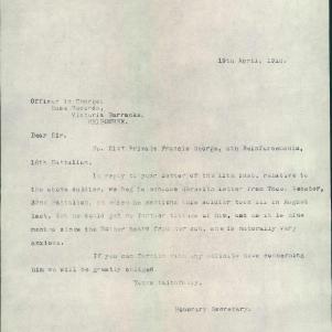 Soldier packet page