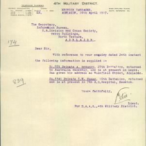 Soldier packet page