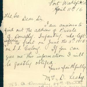 Soldier packet page